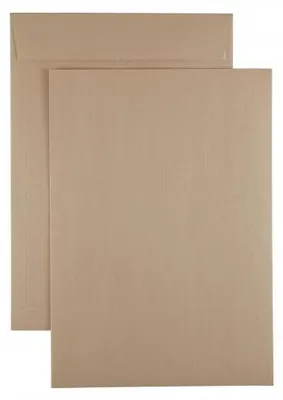 Produktbild von Kaenguruh C4 Versandtasche, mit Haftklebung Abdeckstreifen, Ormypack braun/braun 130g