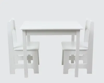 Produktbild von Kindersitzgruppe Kindertisch & 2 Stühle Kindermöbelset Maltisch Hocker 60x50x50cm