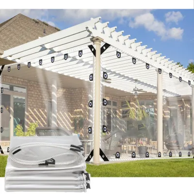 Immagine prodotto di Telo trasparente, 2,5 m x 4 m, telo trasparente, impermeabile
