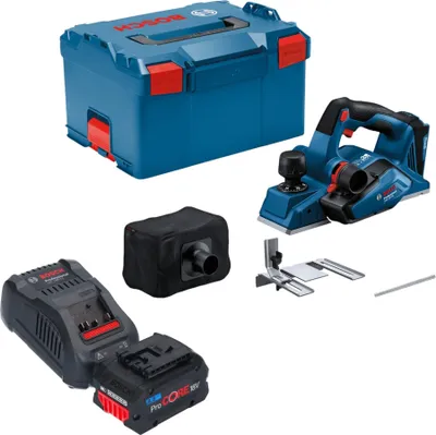 Produktbild von Bosch GHO 18V-26 Professional Akku Hobel 18 V 2,6 mm Brushless + 1x ProCORE Akku 8,0 Ah + Ladegerät + L-Boxx