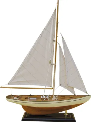 Produktbild von Segelyacht Segelschiff Modellschiff Holz Schiff - kein Bausatz