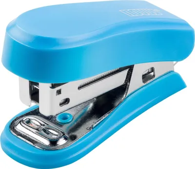 Image de Novus® 020-1908 Mini agrafeuse + agrafes - 12 feuilles, bleu clair