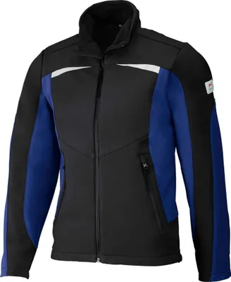 Produktbild von Kübler Softshell Jacke schwarz/kbl.blau 1241 7322-9946-XL