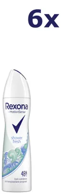 Produktbild von 6x Rexona Deospray Shower Fresh 150ml