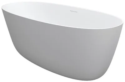 Produktbild von RIHO Oval freistehende Badewanne, SOLIDSurface, 160x72x56,5cm, B129001105