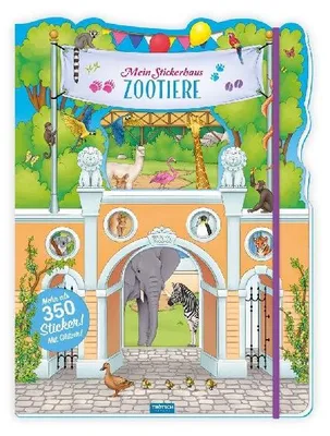 Produktbild von Trötsch Stickerbuch Mein Stickerhaus Zootiere
