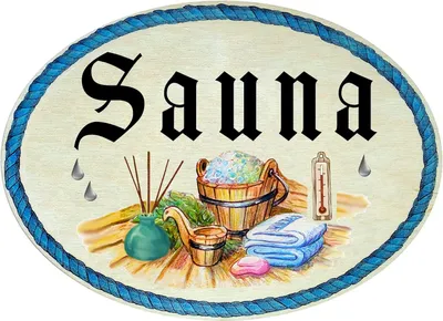 Image de Panneau décoratif en bois, style antique, pour sauna