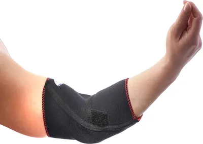 Immagine prodotto di Fascia per gomito XXL, in neoprene, tutore sportivo per l'epicondilite, traspirante