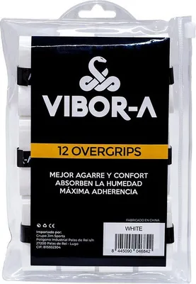 Produktbild von Vibor-a Plain Padel Overgrip Weiß Weiß One Size