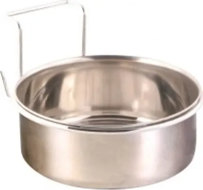 Produktbild von Trixie Edelstahlnapf mit Halter - 150 ml