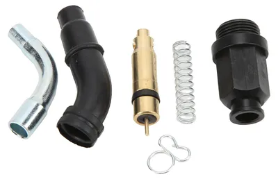 Image de Kit de réparation de carburateur pour quad, comprenant une valve de démarrage à piston et 6 pièces de rechange, compatible avec les modèles 450 de 2000 à 2006