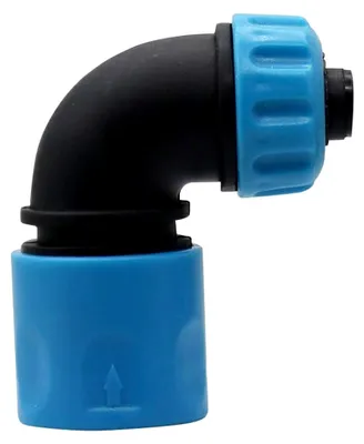 Produktbild von 2 Stück 1/2 Zoll Schlauchverbinder 12,5 mm Schnellkupplung Winkeladapter für Gartenschläuche, 90 Grad Schlauchkupplung