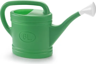 Produktbild von PlasticForte Gieskanne mit Besenkopf - grun - Kunststoff - 6 Liter - 53 cm