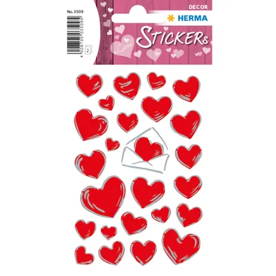 Immagine prodotto di Etichette decorative cuori e lettere argento in rilievo 2 fogli.