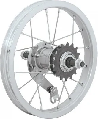Zdjęcie produktu dla Rower z torpedo Velosteel 16" 305-21 tył 16 otworów srebrny