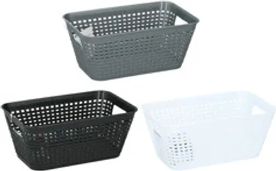 Image de Panier de rangement 25,5x16x11 cm assorti | 4 pièces