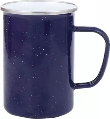 Produktbild von Origin Outdoors Emaille Tasse 550 ml blau lang