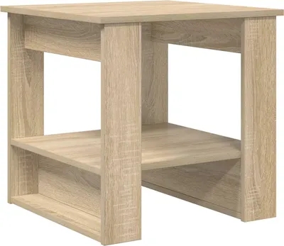 Productafbeelding van vidaXL Salontafel Sonoma-eik, 51 x 50 x 50 cm, houtvezel