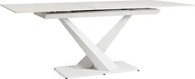 Produktbild von Tisch Johannes 160-200 x 90 x 75 cm Stahl Weiß