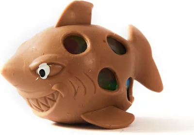 Produktbild von Anti-Stress Hai Quetschball Gummi - Knetball zum Drücken & Entspannen für Kinder & Erwachsene
