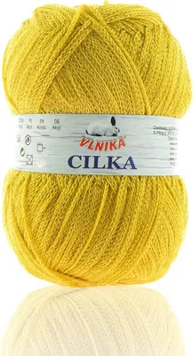 Produktbild von 100g Strickgarn CILKA by VLNIKA Klassikgarn Strickwolle Häkelgarn Sommergarn