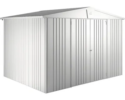 Produktbild von Biohort Europa, Metallschuppen, Doppel, A-Rahmendach, Silber, Metall, Silber