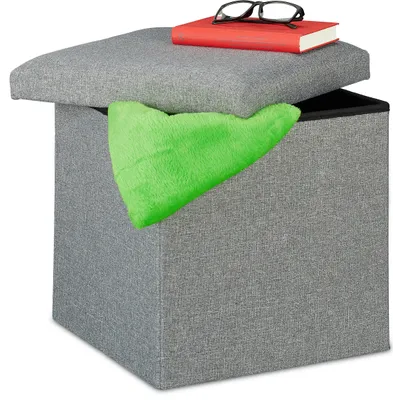 Produktbild von relaxdays Sitzhocker mit Stauraum
