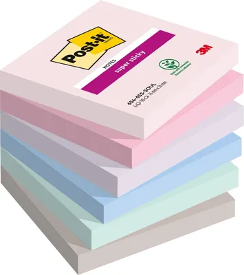 Image de Post-it-memoBlok 3m après-it 654-6ss-Soul | Pak une 6 -pièce | 12 pièces