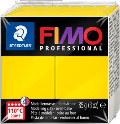 Produktbild von Staedtler FIMO 8004-100, Knetmasse, Gelb, 1 Stück(e), 1 Farben, 110 °C, 30 min