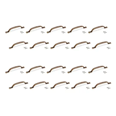 Produktbild von Emuca Lot von 20 Möbelgriffe Nairobi, L139mm, 96mm Achsenabstand, Zamak, Bronze