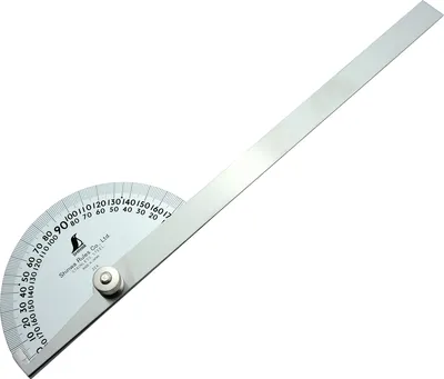 Produktbild von Shinwa 62774 Winkelmesser aus Edelstahl Gradmesser No.30 - by FAMEX - 120°, 15cm