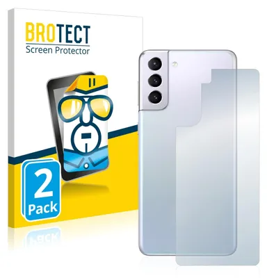 A product packaging for a screen protector, with a phone and a cartoon character on it, and the screen protector itself is shown next to it.