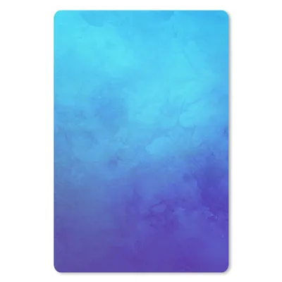Produktbild von MuchoWow® Mauspad Mousepad Aquarell - Blau - Abstrakt 18x27 cm - Mousepads - Maus Mat - Pad - Mausunterlage