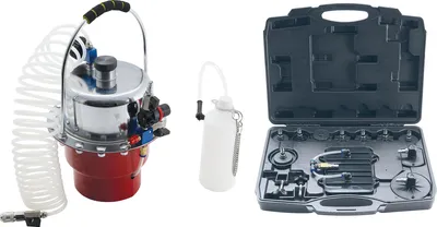 Immagine prodotto di BGS TECHNIC Set di spurgo per freni ad aria compressa e adattatore, 9783, 17 pezzi
