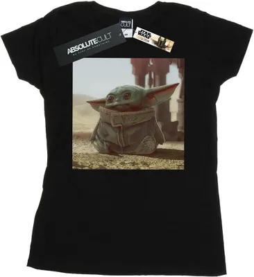 Produktbild von Star Wars - "The Mandalorian The Child" T-Shirt für Damen BI43004 (XXL) (Schwarz)