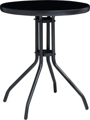 Produktbild von vidaXL 3-tlg. Bistro-Set Schwarz und Anthrazit