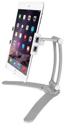 Produktbild von Macally STANDWALLMOUNT, Handy/Smartphone, Tablet/UMPC, Aktive Halterung, Drinnen, Silber