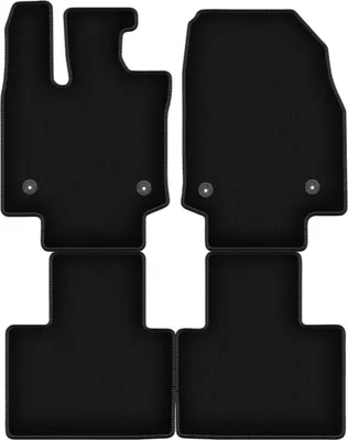 Produktbild von Wielganizator Velours-Autoteppiche – passend für Lexus RX V (Suv, Bj. 2022-) –  schwarz, passgenau, mit Befestigungen set 4 Stk.