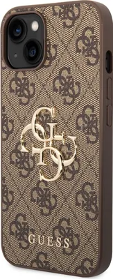 Produktbild von Guess 4G Big Metal Logo - Kryt na iPhone 14 Plus (hnědý)