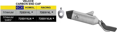 Zdjęcie produktu dla ARROW Slip-On Wydech Veloce Racing Titan do Ducati Multistrada V4/V4S