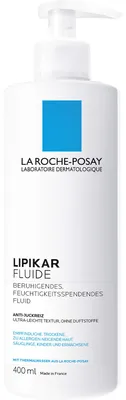 Produktbild von La Roche-Posay Lipikar Fluide hautberuhigendes, feuchtigkeitsspendendes Körperfluid für empfindliche, trockene Haut, 400 ml Lösung
