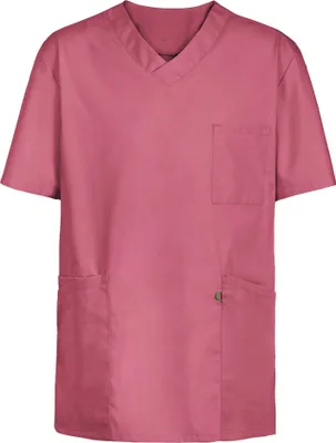 Produktbild von Greiff CARE uni Schlupfkasack Kurzarm V-Neck Regular Mattrosa XL