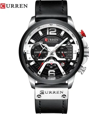 Produktbild von CURREN LU-5430 Herrenuhr Schwarz/Silber KP5430