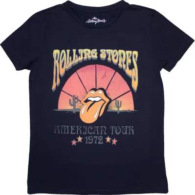 Produktbild von The Rolling Stones - "Desert '72" T-Shirt für Damen RO12422 (L) (Marineblau)