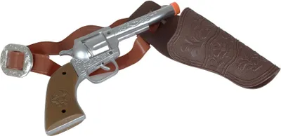 Produktbild von Cowboy  Pistolenhalfter mit Pistole als Kostümzubehör