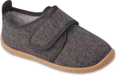 Produktbild von Jungen Hausschuhe Befado SOFTER 902X022 902Y022 barefoot Grau flexi Klettverschluss
