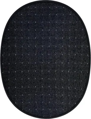 Zdjęcie produktu dla 80x120 cm Dywan Udinese antracytowy owalny