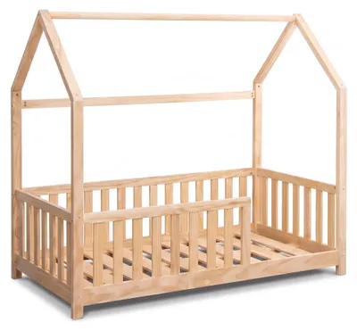 Obrázek produktu pro Dětská postel Buxibo - dřevěná postel pro batolata - postel v domě - 60x120cm