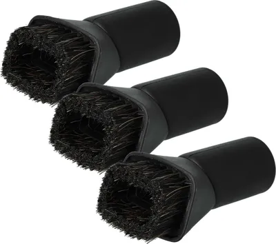 Produktbild von vhbw 3x Staubbürste Möbelbürste kompatibel mit Kärcher NT 30/1 Tact L, NT 20/1 Ap, NT 25/1 Ap, NT 27/1 Staubsauger mit Rundanschluss 35 mm - 7cm