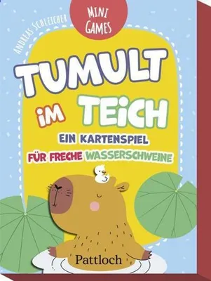 Produktbild von Mini Games Taktikspiel für 2 Spieler mit 14 Teichkarten und 2 Spielfiguren